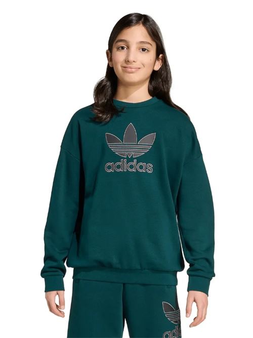 trefoil crew ADIDAS ORIGINAL | JV8574AURIVY/BLACK